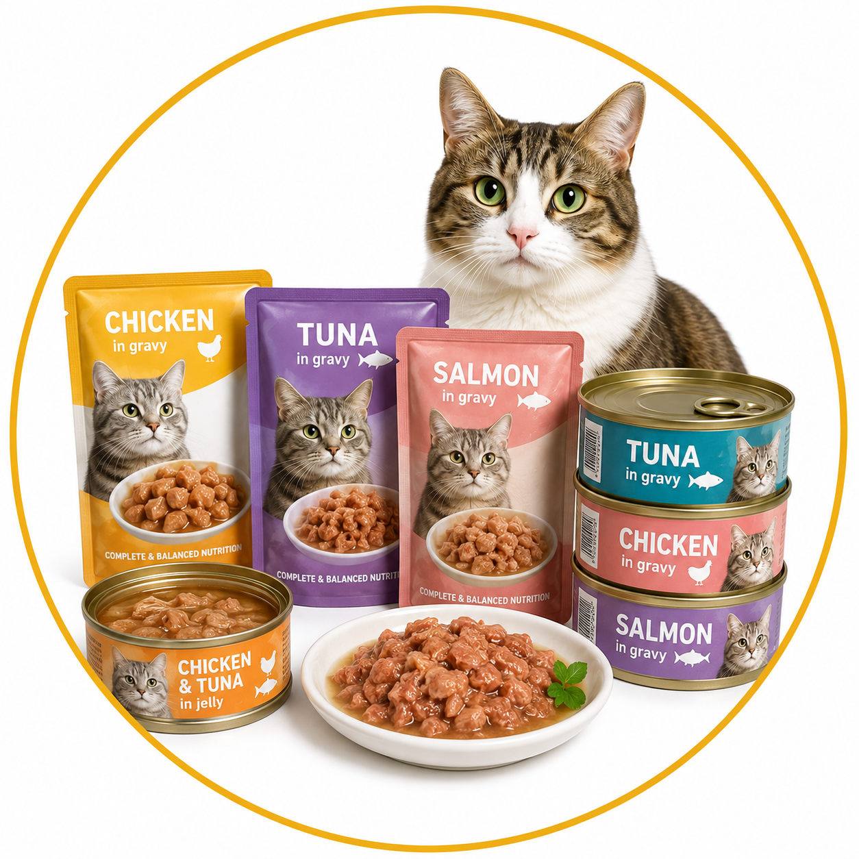 Cat Can & Wet Food