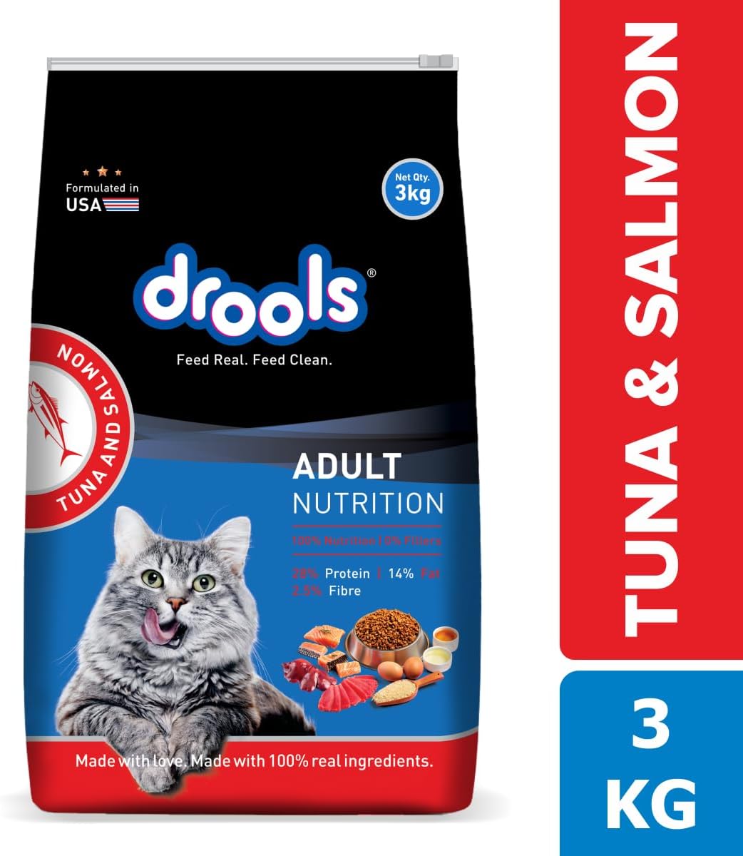 Drools Adult Cat Food Tuna & Salmon 3kg