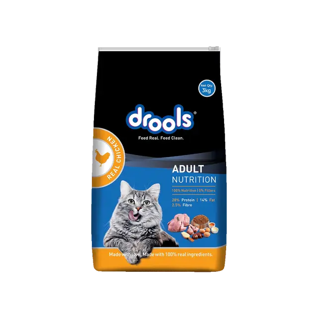 Drools Adult Cat Food Real Chicken 7kg