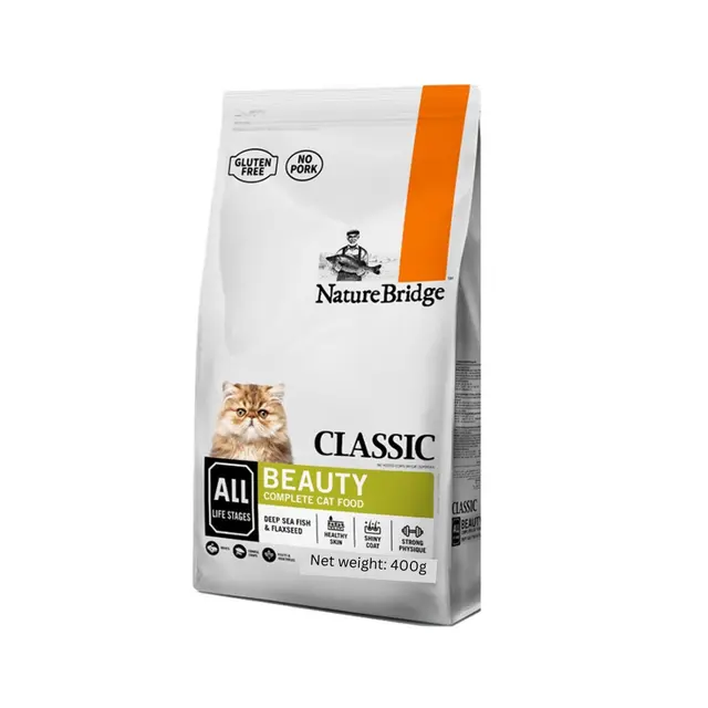 Nature Bridge Classic Beauty Complete Cat Food All Life Stages 400g