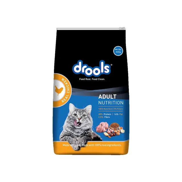 Drools Adult Cat Food Real Chicken 400g
