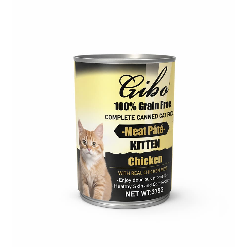 Gibo GRAIN FREE Kitten Canned Food Chicken 375g