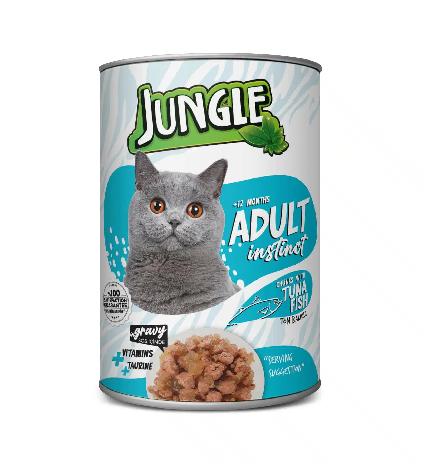 Jungle Tuna Fish Can Food Cat Wet food 400g