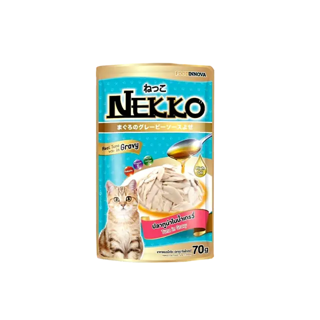 NEKKO Pouch Real Tuna in Gravy 70g