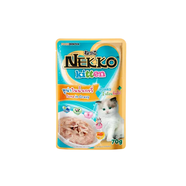 Nekko Kitten Pouch Tuna in Gravy 70g