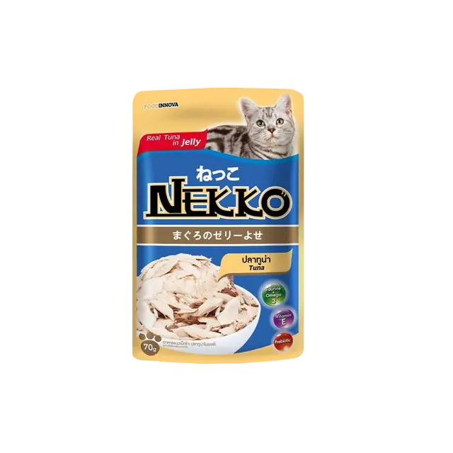 Nekko Pouch Real Tuna in Jelly 70g
