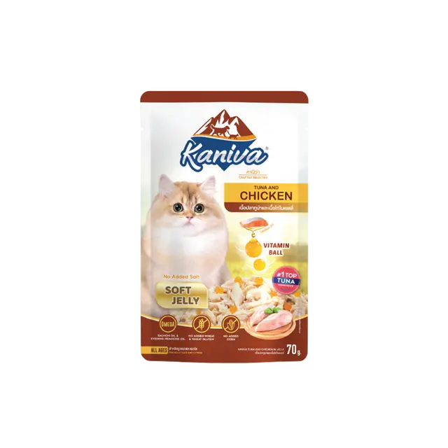 Kaniva Tuna & Chicken Pouch 70g Soft Jelly for All Ages