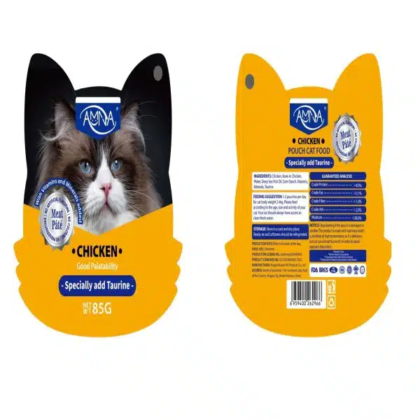Amna Cat Meat Pate Pouch Chicken 85g