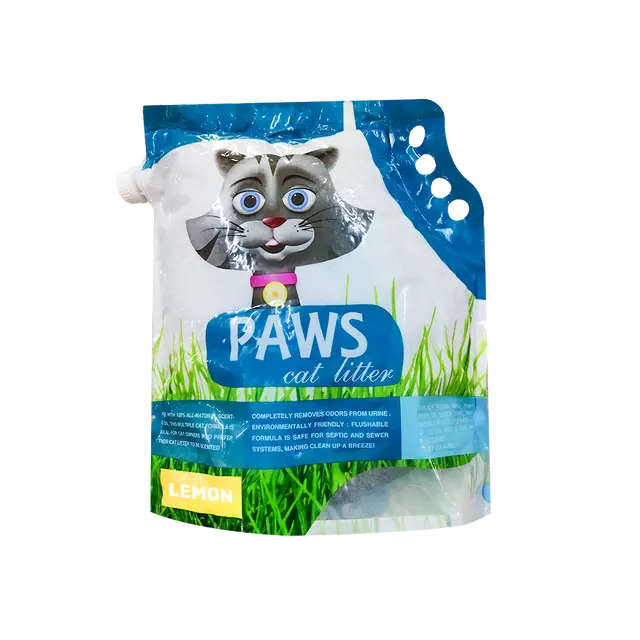 Paws Clumping Cat Litter Lemon 5L (4.5kg)