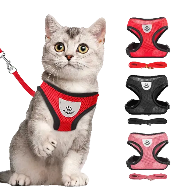 Cat Full Body Vest Harness and Leash