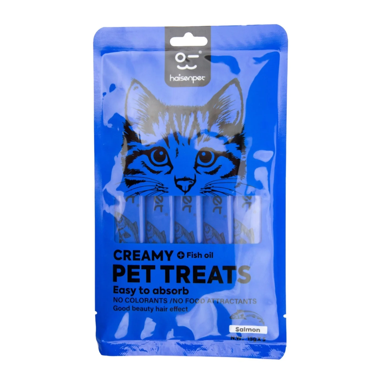 Haisenpet Creamy Cat Treat Salmon 75g(5x15gm)