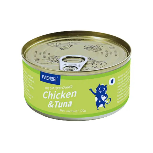 Faenbei Chicken & Tuna Canned Cat Food 170g