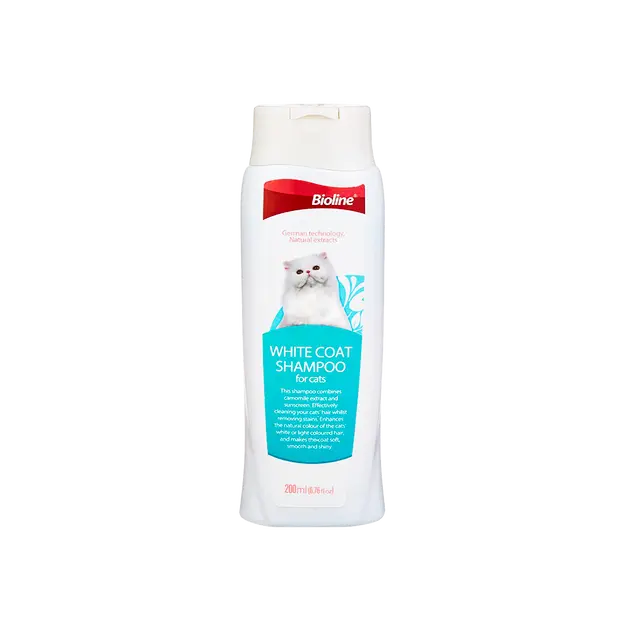 Bioline White Coat Shampoo for Cats 200ml