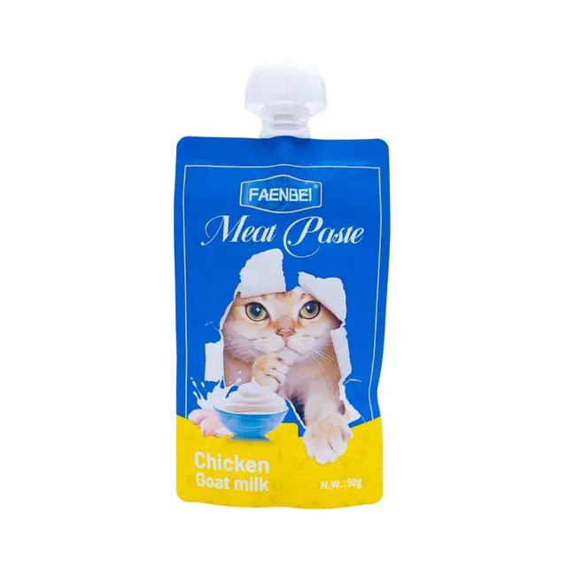 Faenbei Meat Paste Chicken with Goat Milk Cat Pouch 90g