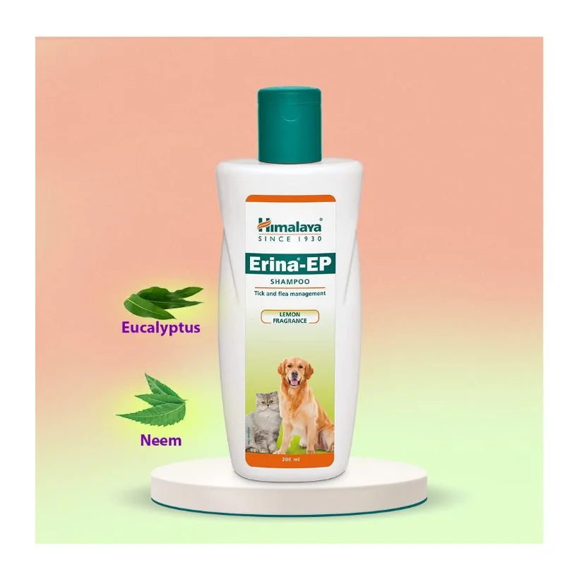Himalaya Erina EP Flea and Tick Lemon Fragrance Shampoo 200ml