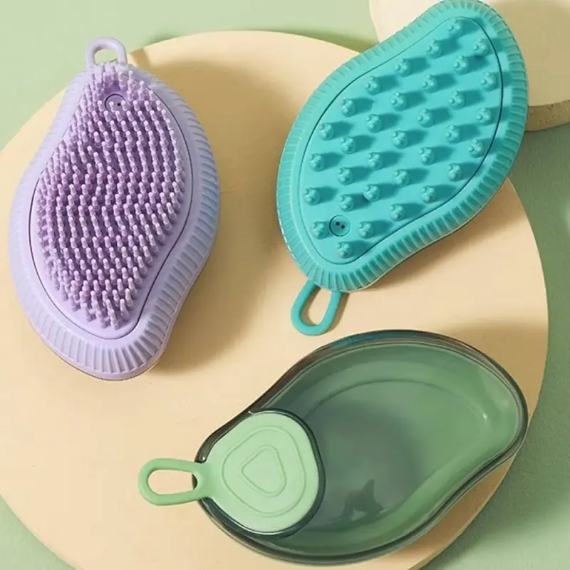 Mango Type Refillable Bath Brush & Three Uses