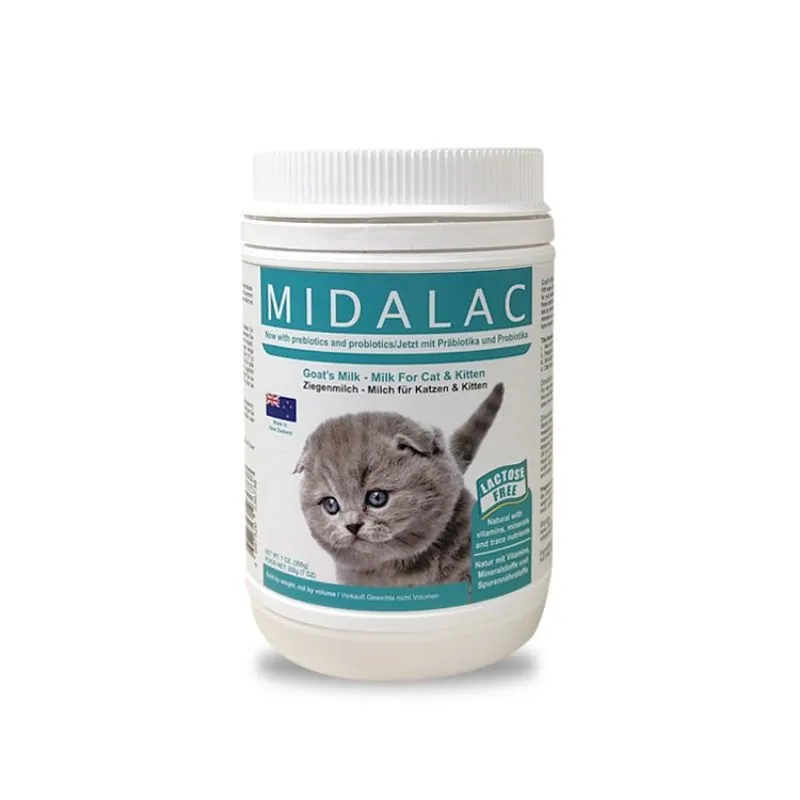 Midalac Goat's Milk Replacer- Milk For Cat & Kitten 200g