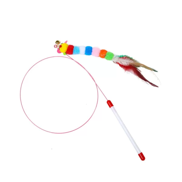 Cat Teaser Toy String Rainbow Ball