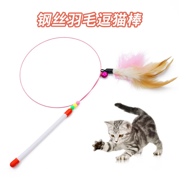 Cat Feather String Teaser Toy